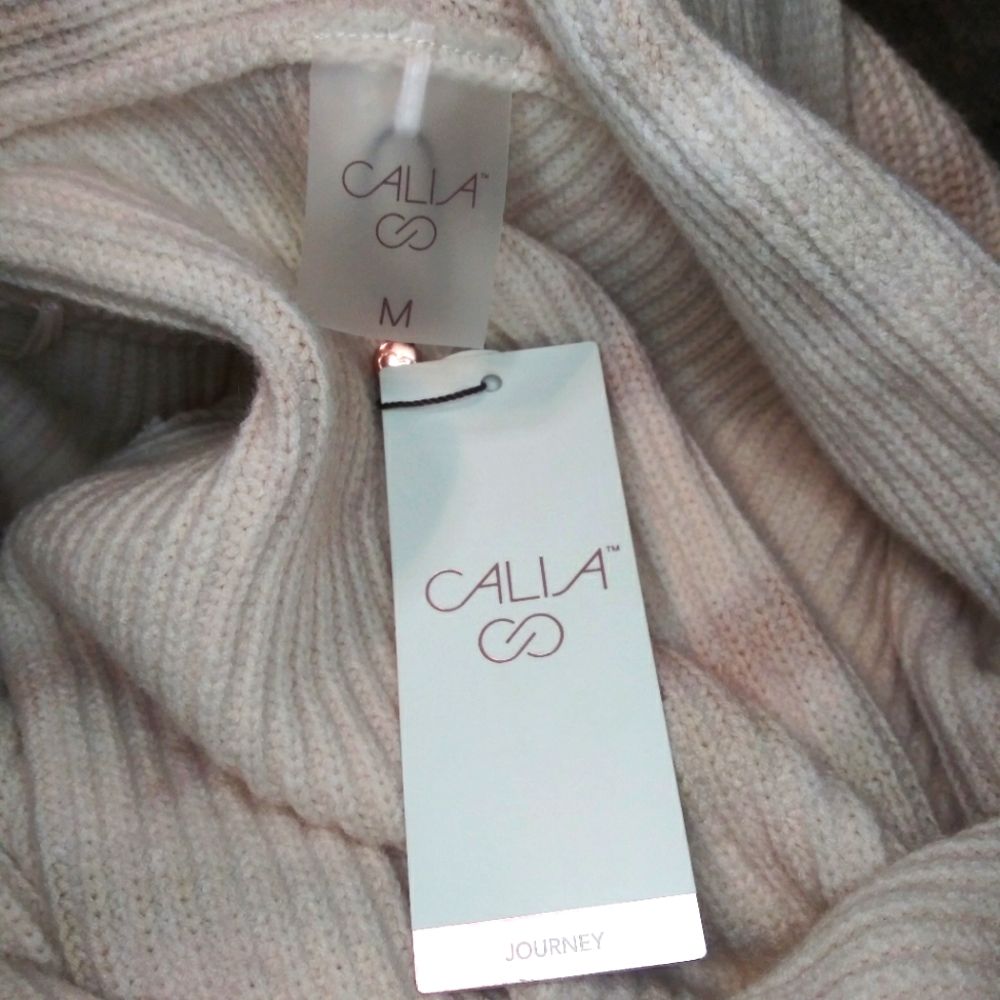 CALIA By Carrie Underwood Cream Mauve, Olive & Taupe Daybreak Neutral Cardigan - Picture 7 of 11